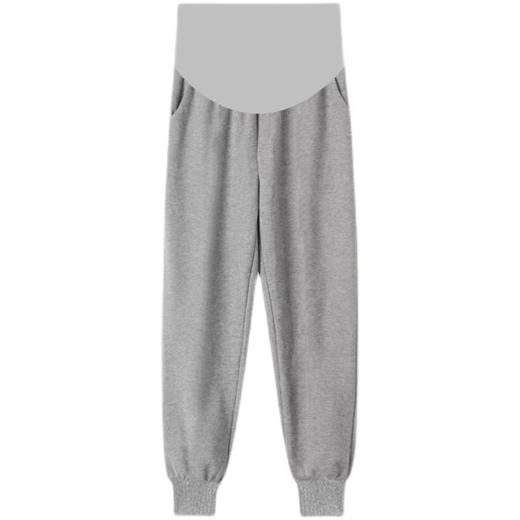 【优质舒适棉 做“孕妈更幸福”】网红孕妇裤子春秋款时尚运动宽松高腰纯色托腹裤打底裤外穿缩束脚 商品图4