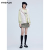 FIVE PLUS新款女冬装立领羽绒服马甲女白鸭绒连帽外套潮收腰2NN4330480 商品缩略图2