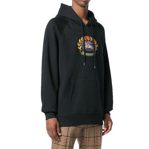 BURBERRY/博柏利  21春夏 男装 服装 黑色棉质混纺典藏绣标新徽标时尚休闲套头长袖时尚 男士卫衣 8002956 商品图1