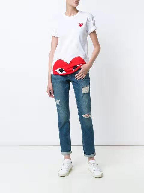 LA现货 IT CDG PLAY COMME des GARCONS川久保玲 女装短袖T恤春夏休闲 商品图2