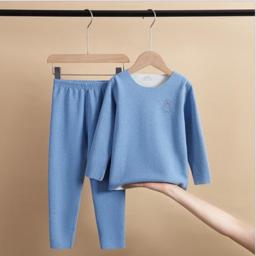 【素色阳光出品】儿童亲子保暖内衣套装 德国黑科技 37℃自发热 第三代德绒无痕保暖内衣套装 双面磨绒 无骨车边 更懂宝宝的舒适 商品图2