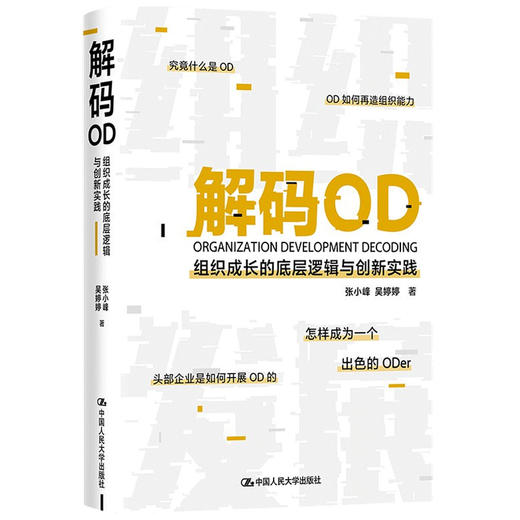 解码OD 组织成长的底层逻辑与创新实践  张小峰 著 HR转型OD的进阶导图 人力资源人资人员书籍 商品图1