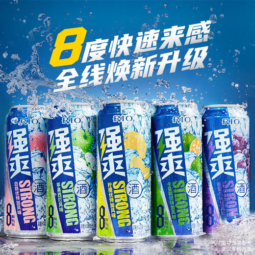 RIO锐澳预调鸡尾酒3度微醺5度清爽8度强爽330ml随心选4罐 商品图4