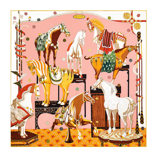 “晋唐宝马”系列图案丝巾/围巾 商品图2