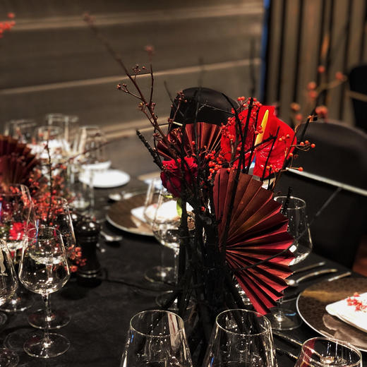 《梅》 年庆西餐桌花设计 商品图7