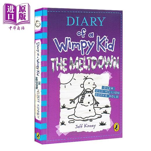 【中商原版】小屁孩日记13 Diary of a Wimpy Kid The Meltdown 小鬼日记 英文原版小说 儿童幽默漫画故事章节书 Jeff Kinney 商品图0