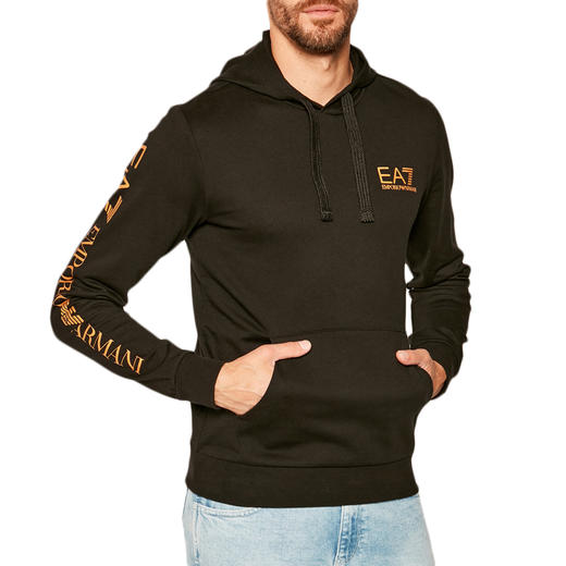 EMPORIO ARMANI 男士黑色卫衣 6HPM18-PJ05Z-1203 商品图1