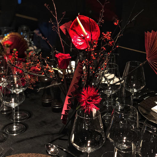 《梅》 年庆西餐桌花设计 商品图8