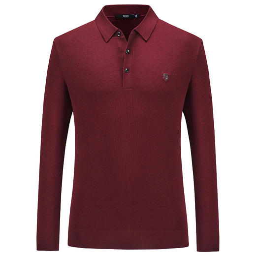 名盾男士羊毛衫商务休闲秋冬毛衣POLO衫翻领针织衫男 商品图4