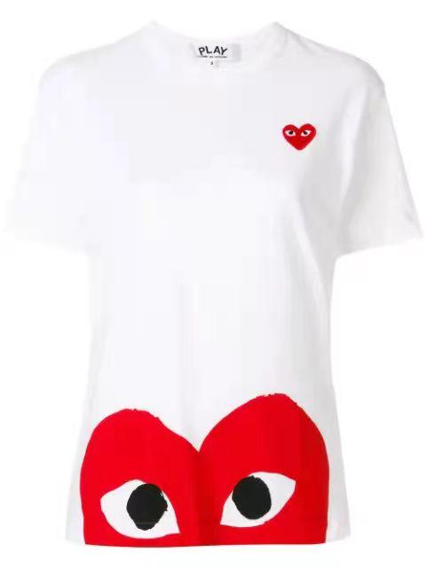 LA现货 IT CDG PLAY COMME des GARCONS川久保玲 女装短袖T恤春夏休闲 商品图4