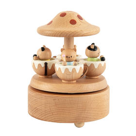 猫的天空之城八音盒《猫咪乐园》木质八音盒创意礼品摆件生日送女友