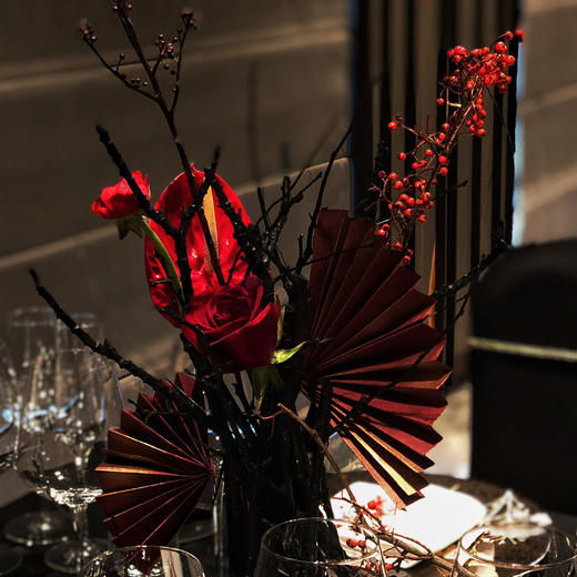 《梅》 年庆西餐桌花设计 商品图5