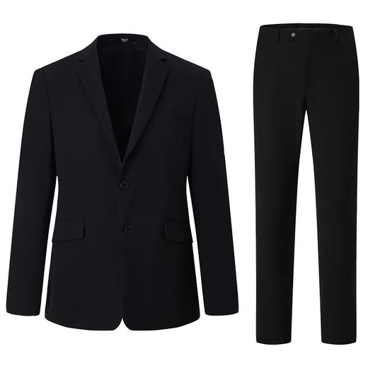 [西服套装]【四面弹】名盾商务休闲西装弹力修身正装西服婚礼伴郎 商品图4