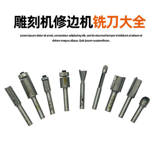 雕刻机修边机铣刀大全 商品图0