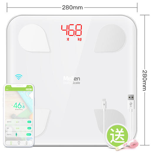 23项身体数据 | 臻皙定制智能体脂称ML628[福利品] 商品图7