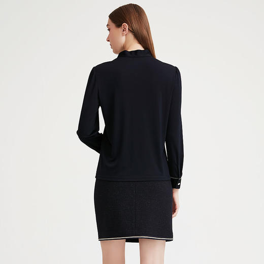 蓝地	钻环飘带套头衫BLVQN536000 商品图2