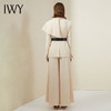 IWY/高端杏色阔腿裤西装套装女时尚设计感职业装修身显瘦通勤总裁正装	213185C1+P2 商品缩略图3