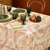 红色苏格拉底简约欧式佩斯利餐厅桌布 商品缩略图1
