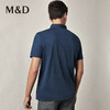 M＆D/名盾男装早秋商务风纯色绣logo翻领短袖经典POLO衫男 商品缩略图3