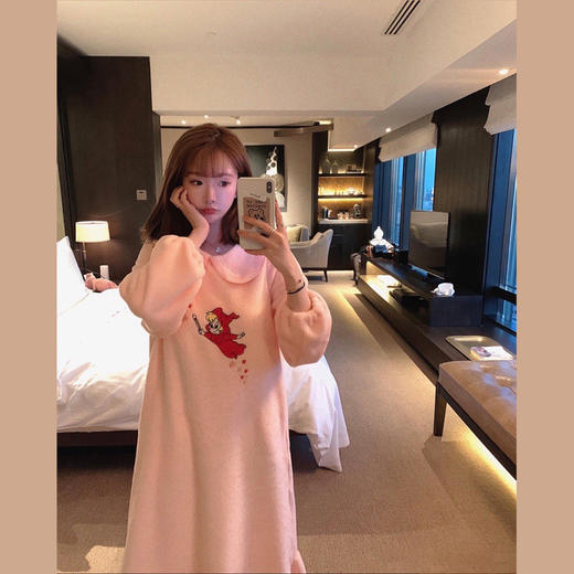 【金蘑菇菇 白色裤子M L码  】裤子 穿着家居服窝在沙发上的幸福 商品图1