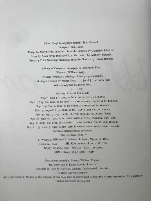 美国现代艺术家魏格曼作品集 约百幅插图 精装16开 商品图4