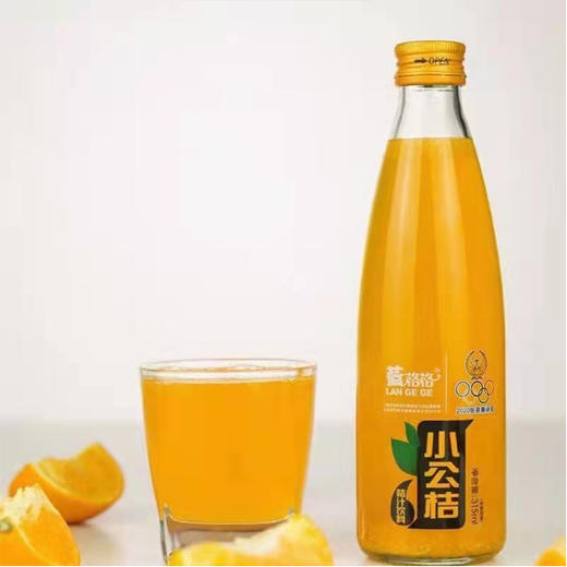 【2.8元/瓶】蓝格格小公桔桔汁饮料315ml（0402787） 商品图0