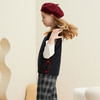 【童装无袖针织马甲】羊绒世家秋冬新品童装100%羊绒背心时尚撞色百搭马甲 商品缩略图6