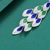 子佩集S990银【蓝桉】耳环【QBEH035】花丝珐琅彩2110 商品缩略图5