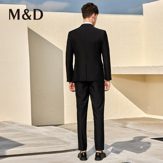 [西服套装]MD名盾TR混纺面料易打理礼服职业商务正装男西服西装 商品图3