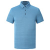 M＆D/名盾POLO衫男秋季新款条纹提花桑蚕丝真丝男装翻领T恤 商品缩略图4