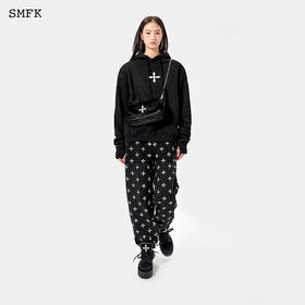 预售|SMFK午夜花园慢跑裤 黑白 Garden DP006BS.潮快闪[福利品]