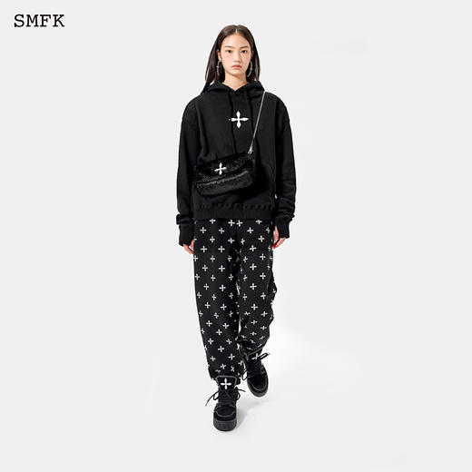 预售|SMFK午夜花园慢跑裤 黑白 Garden DP006BS.潮快闪[福利品] 商品图0
