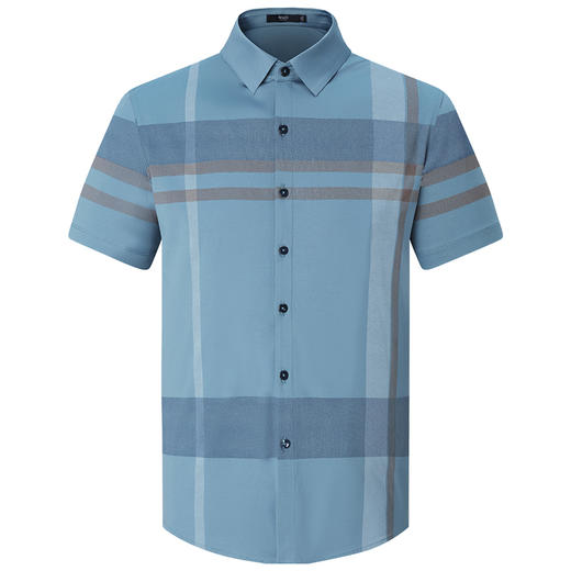 M＆D/名盾短袖衬衫男早秋商务休闲高弹百搭短袖衬衣职业上装 商品图4