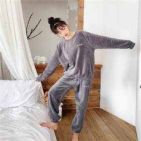 「仙女暖暖衣」拒绝臃肿，升温8℃！日系绵绵珊瑚绒套装家居睡衣冬季保暖抗寒双面柔绒