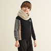 【童装拼接撞色羊绒衫】羊绒世家童装男宝100%山羊绒内搭加厚保暖毛衣 商品缩略图6