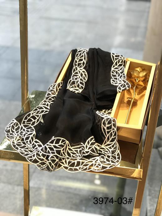 优品堂『蝶影空间』100％桑蚕丝长巾 商品图6