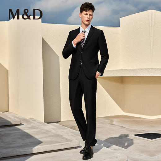 [西服套装]MD名盾TR混纺面料易打理礼服职业商务正装男西服西装 商品图0