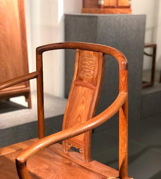 红桥红  家具严选  缅甸花梨（大果紫檀）【带屉方桌五件套】 商品图7