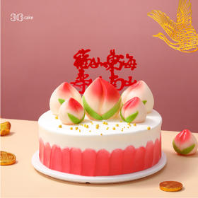 洪福寿桃 · 鲜果戚风蛋糕 | 36CAKE