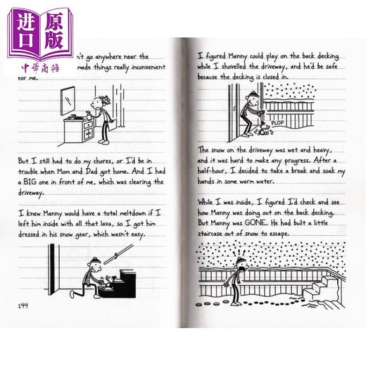 【中商原版】小屁孩日记13 Diary of a Wimpy Kid The Meltdown 小鬼日记 英文原版小说 儿童幽默漫画故事章节书 Jeff Kinney 商品图3