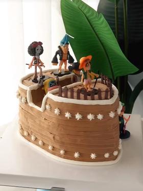 海贼王主题蛋糕: