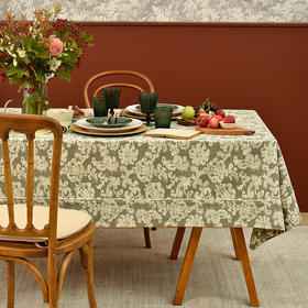藤蔓宫廷帆布简约餐桌布