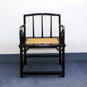 木椅° 紫光檀+藤编