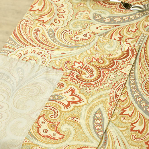 经典宫廷佩斯利中国风布艺餐桌布 商品图2