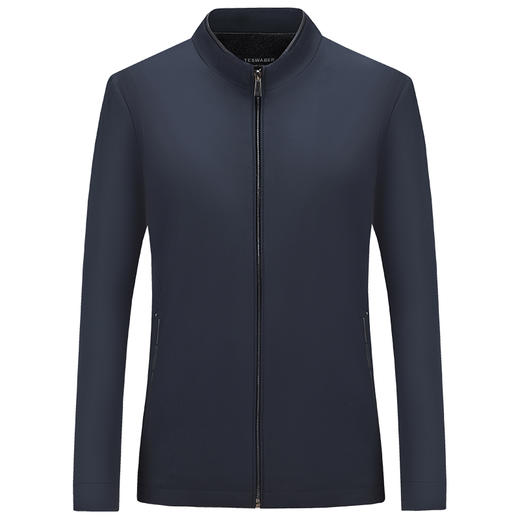 M＆D/名盾秋新款男装夹克中青年立领爸爸装外套商务休闲茄克 商品图4