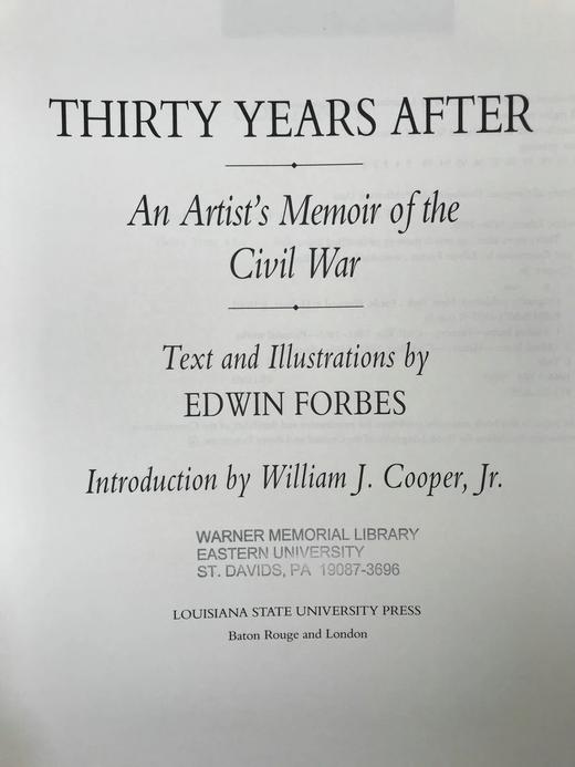 三十年后：一个画家的美国内战回忆录 数百幅插图 精装8开 商品图3