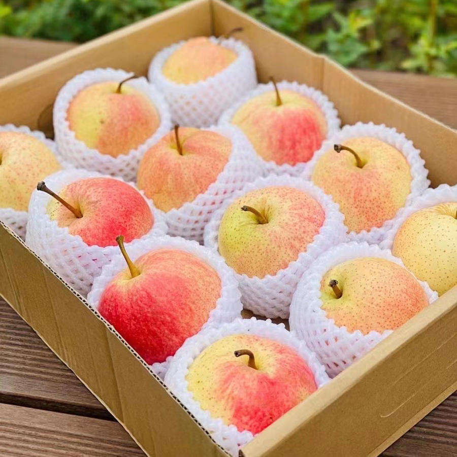 【京津冀包邮】佛见喜梨7斤装左右 约12个 酥脆香甜多汁,果肉细腻