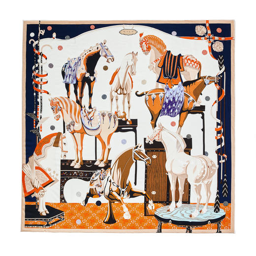 “晋唐宝马”系列图案丝巾/围巾 商品图3