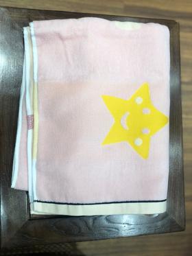 快乐星浴巾