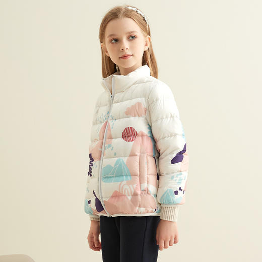 【两件套羽绒外套】21年秋冬新品女童羽绒外套加厚保暖连帽防风外套 商品图4